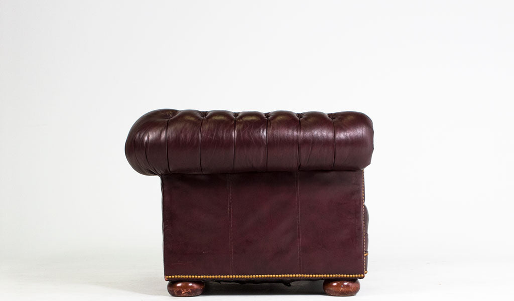 Blackberry Tufted Club Chair
