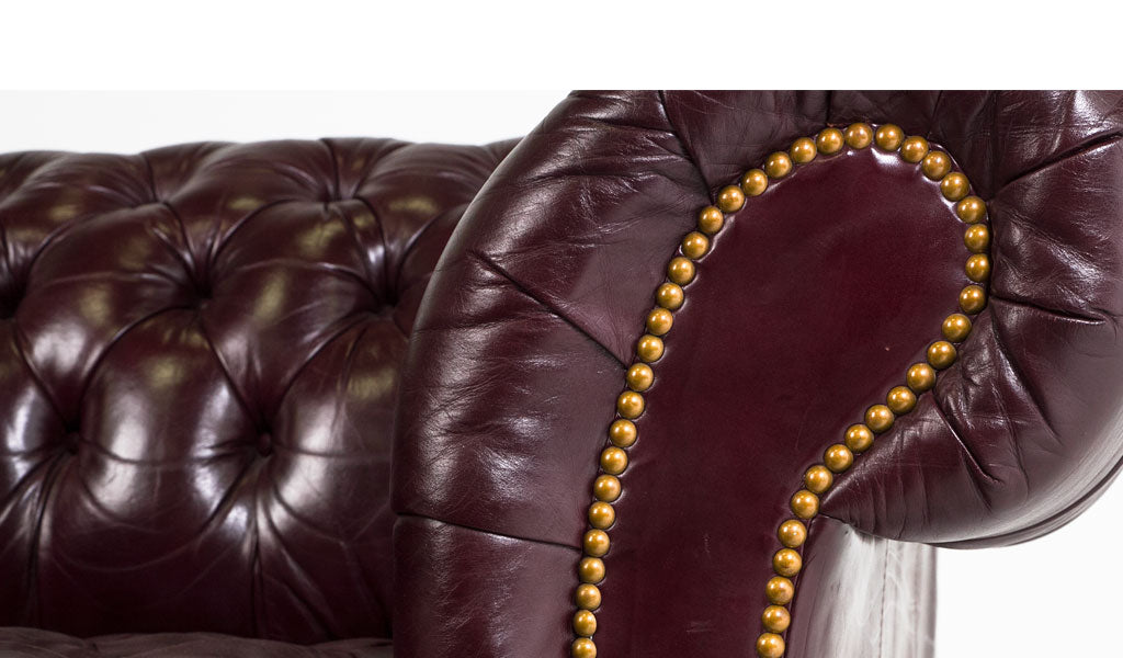 Blackberry Tufted Club Chair