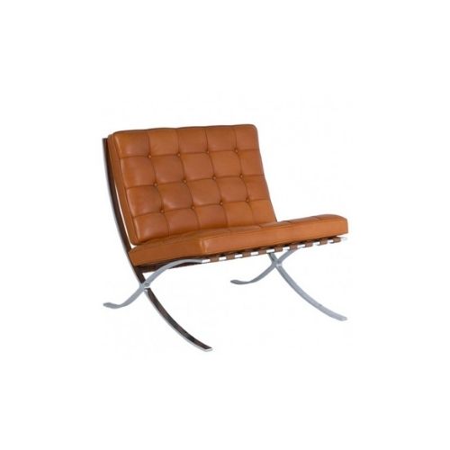 Saddle Brown Leather Barcelona Chair