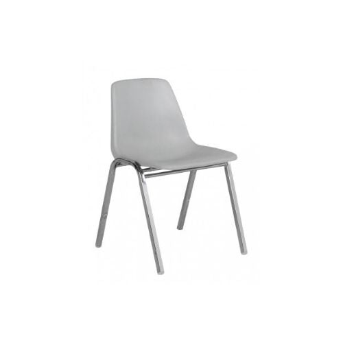 Grey Poly Shell Stack Chair