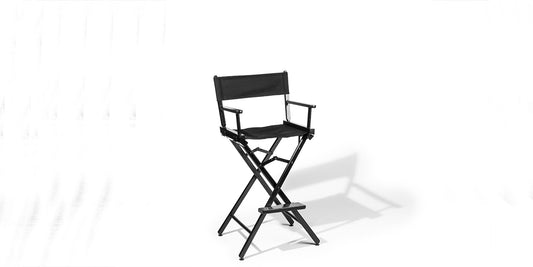 Tall Black Director's Chair