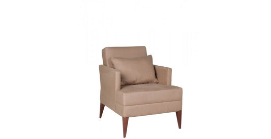 Tan Fabric Chair