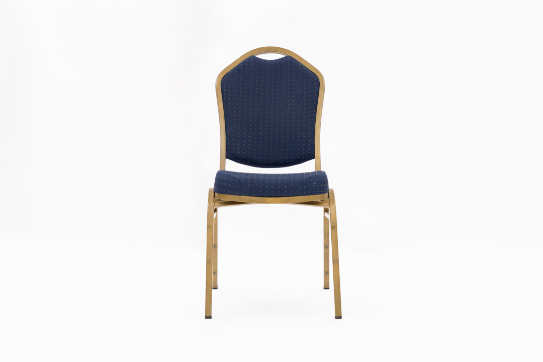 Blue Polka Dot Banquet Chair