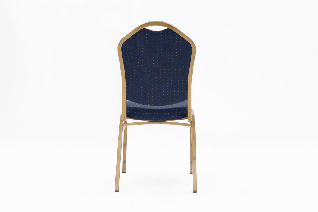 Blue Polka Dot Banquet Chair