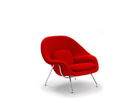 Red Saarinen Womb Chair