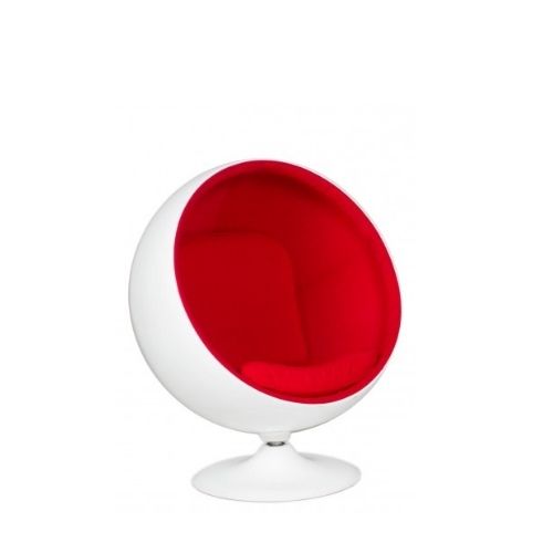 White Sphere Lounge Chair