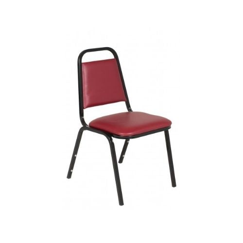 Red Vinyl Banquet Chair