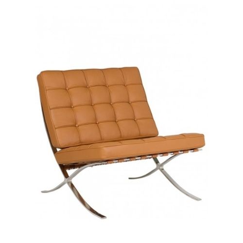 Camel Tan Leather Barcelona Chair