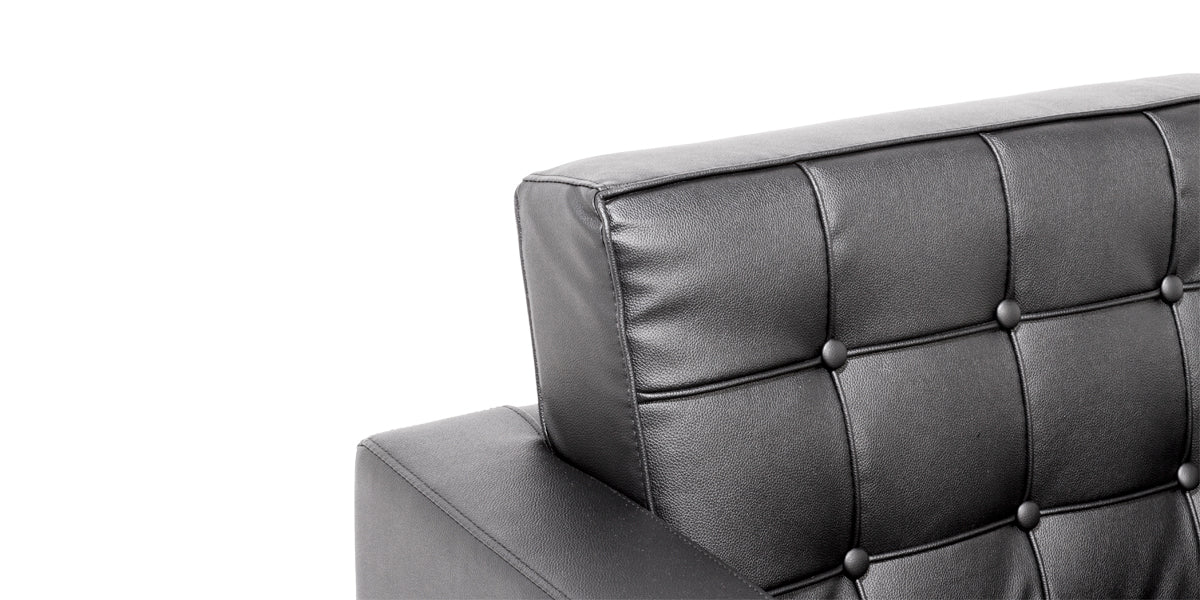 Black Leather Loft Club Chair