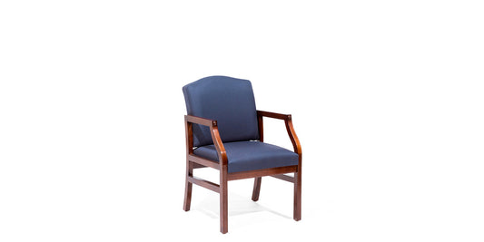 Blue Fabric Guest Chair