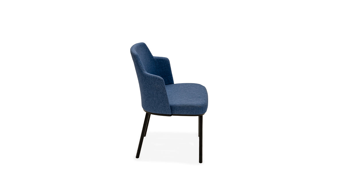 Blue Knoll Arm Chair