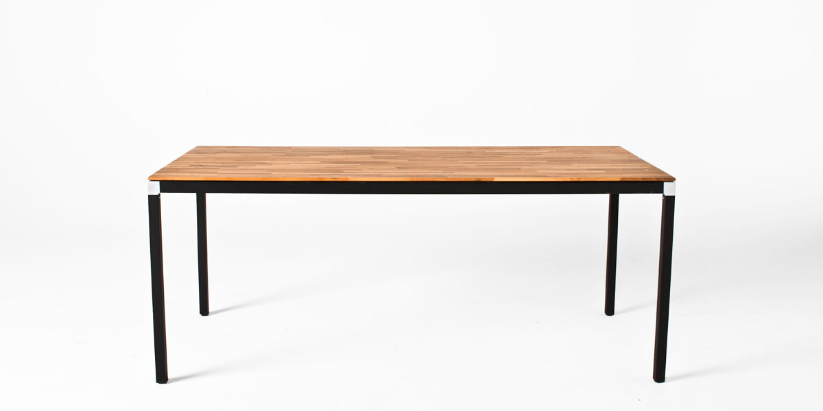 70.5"W Walnut Table Desk