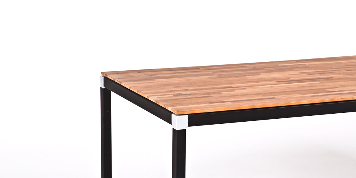 70.5"W Walnut Table Desk