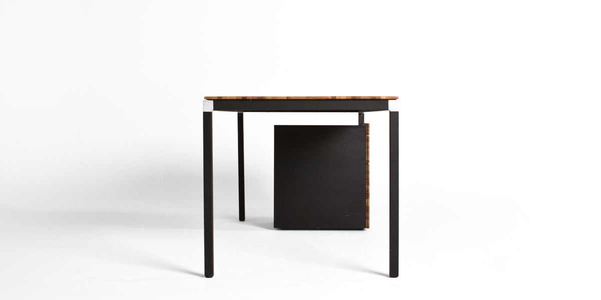 70.5"W Walnut Table Desk