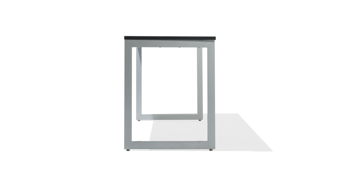 72"W White Table Desk