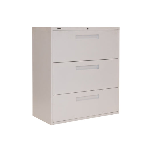 3 Drawer Lateral File- White