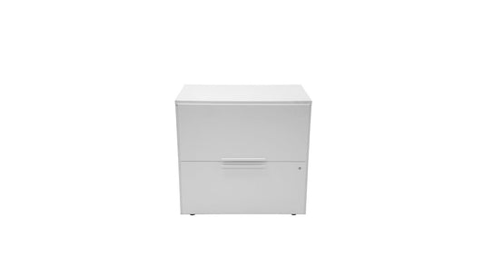2 Drawer Lateral File- White