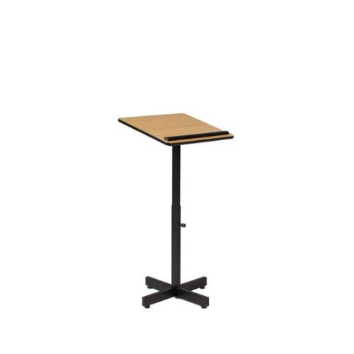 35"H-48"H Podium - Oak