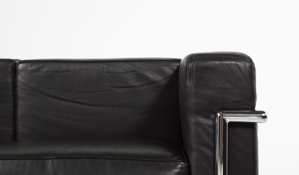 51"W Corbusier Style Loveseat