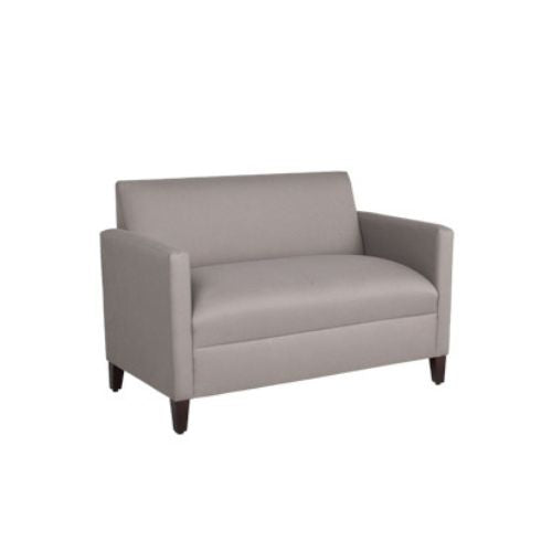 51"W Beige Fabric Loveseat