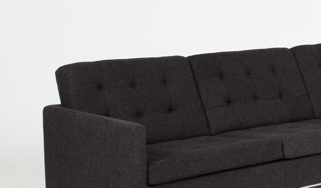91.5" Charcoal Grey Sofa