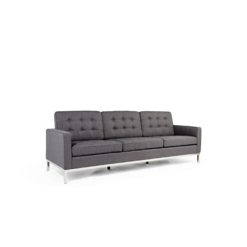 91.5"W Grey Loft Sofa