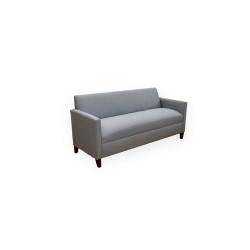 73"W Grey Fabric Sofa