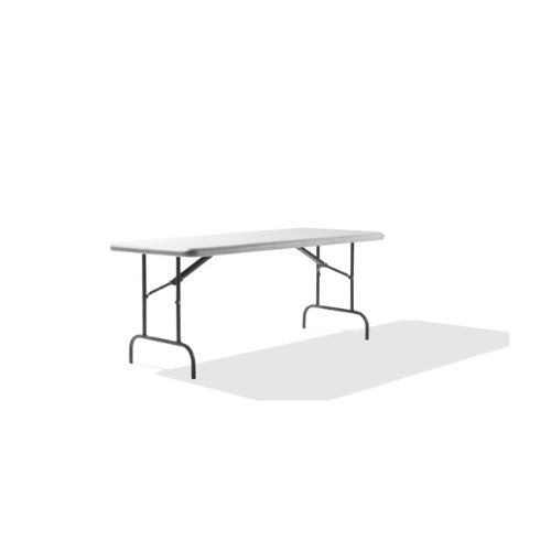 72"W Folding Table- Grey