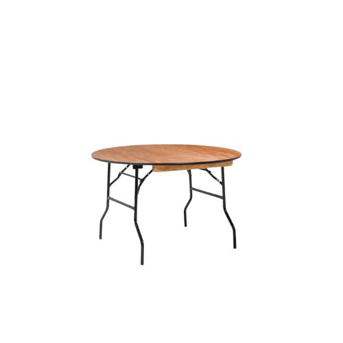 42"DIA Round Folding Table- Unfinished