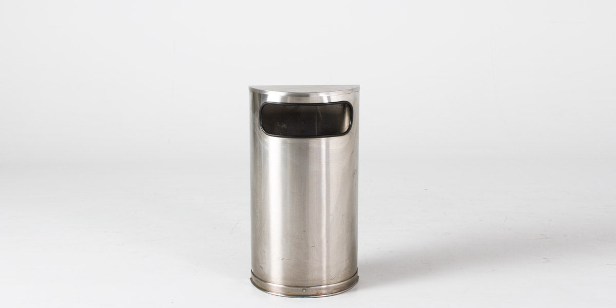 32"H Semi Circle Waste Receptacle