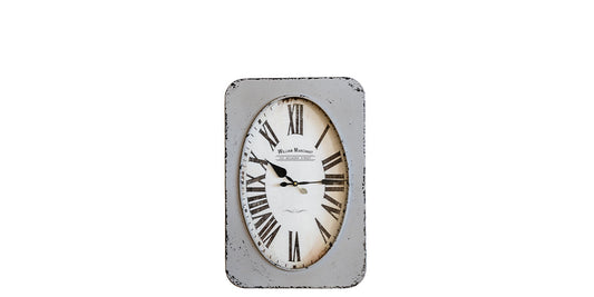 Rustic Grey Clock
