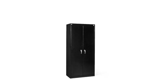 72"H Black Storage Cabinet