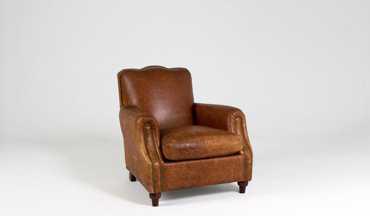 Camel Brown Leather Chair