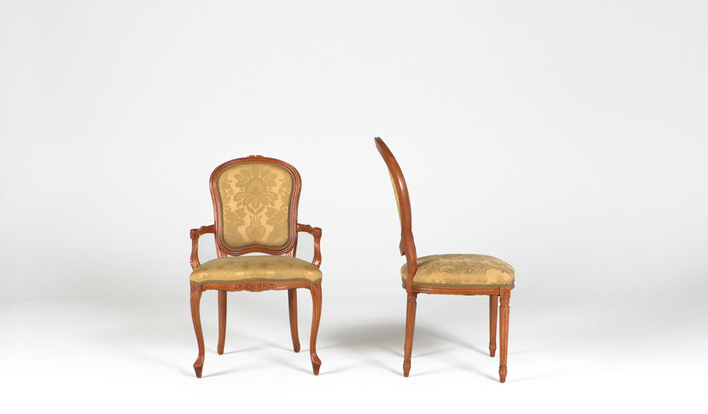 Maple Oval Back Side Chair