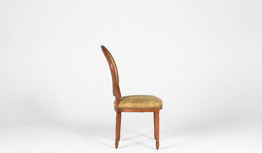 Maple Oval Back Side Chair