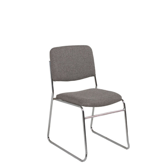 Grey Fabric Stack Chair