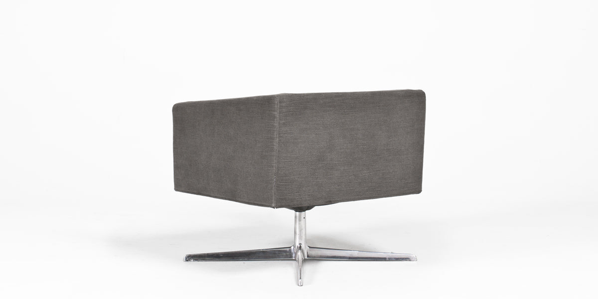 Grey Fabric Loung Chair