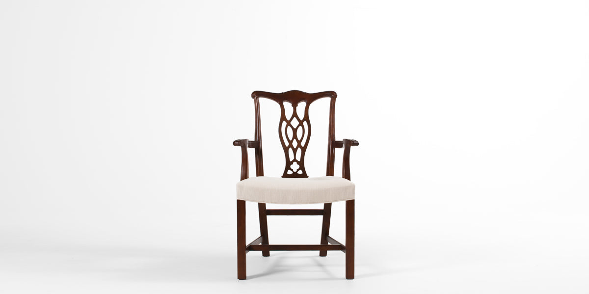 Mahogany Chippendale Arm Chair