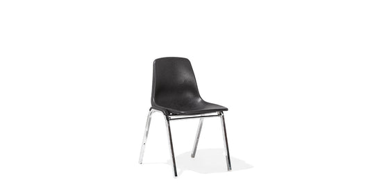 Black Poly Shell Stack Chair