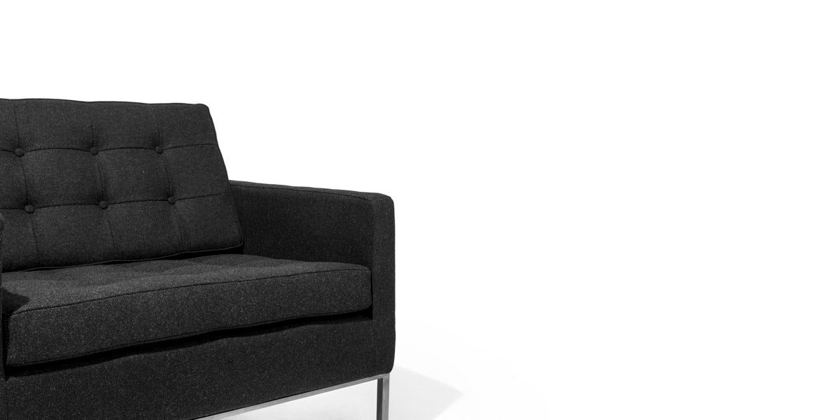 Dark Grey Fabric Chair