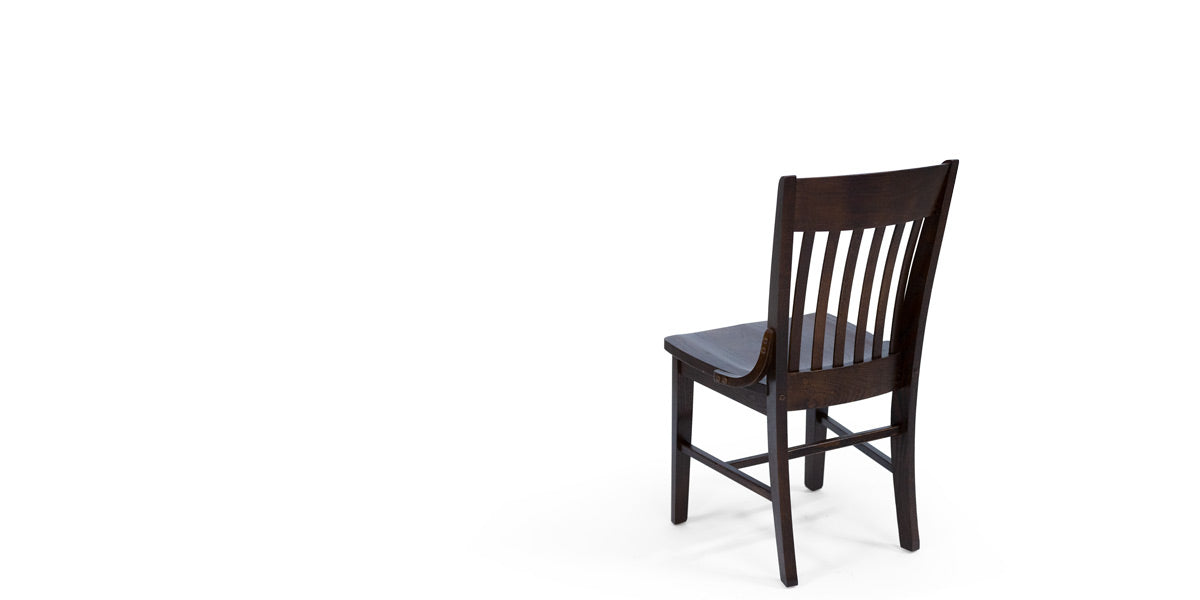 Americana Armless Chair- Walnut