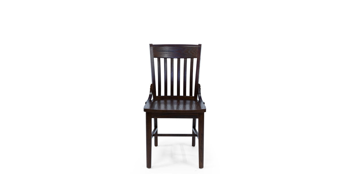 Americana Armless Chair- Walnut