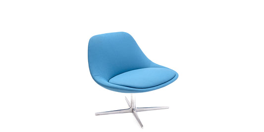 Blue Swivel Bernhardt Chair