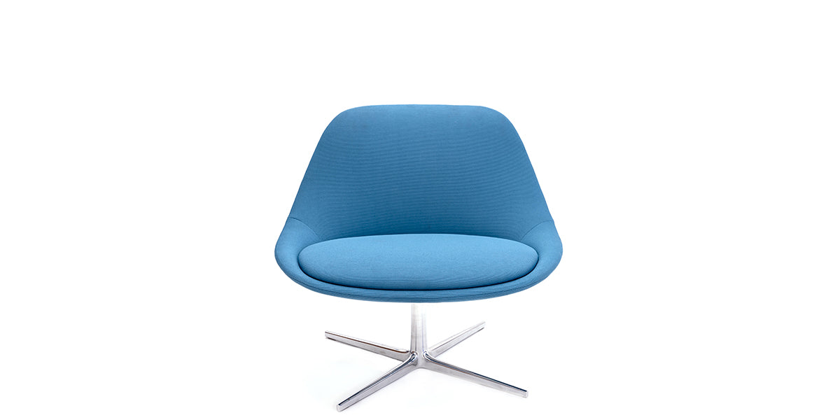 Blue Swivel Bernhardt Chair