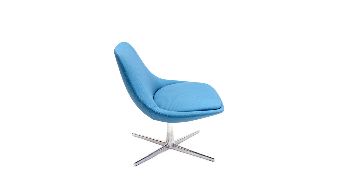Blue Swivel Bernhardt Chair
