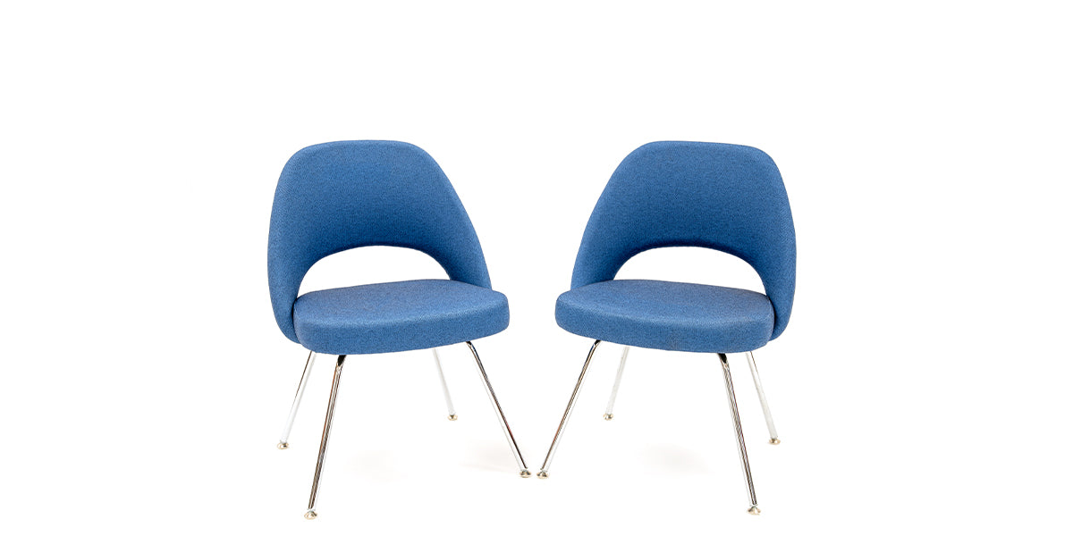 Blue Saarinen Side Chair