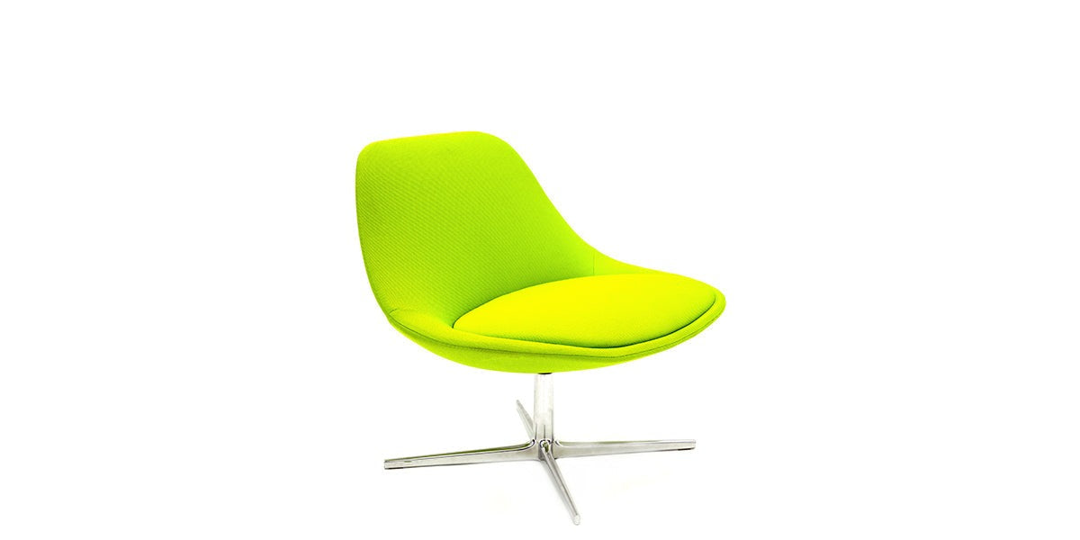 Fluorscent Green Bernhardt Swivel Chair
