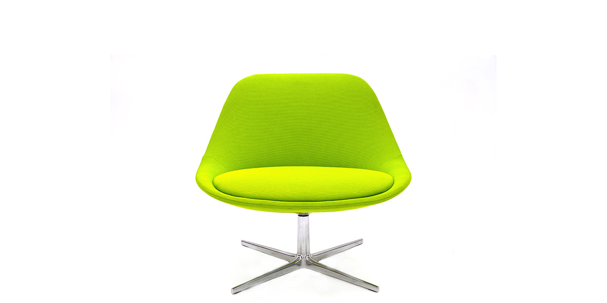 Fluorscent Green Bernhardt Swivel Chair