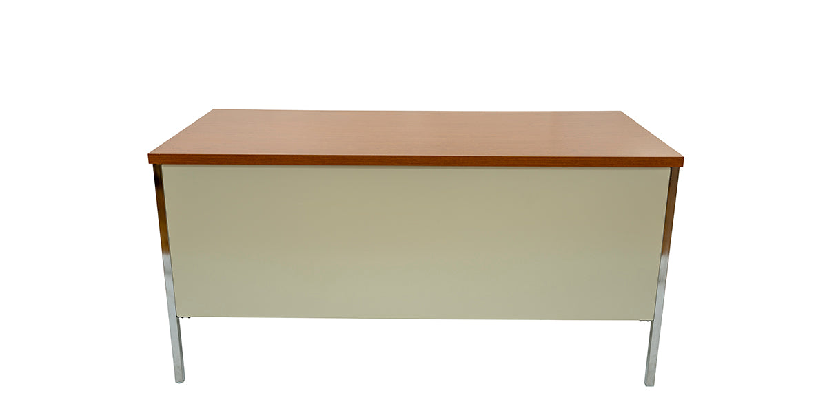 60"W Putty Metal Desk