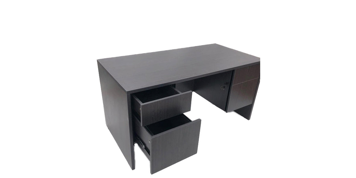 60"W Slate Grey Desk